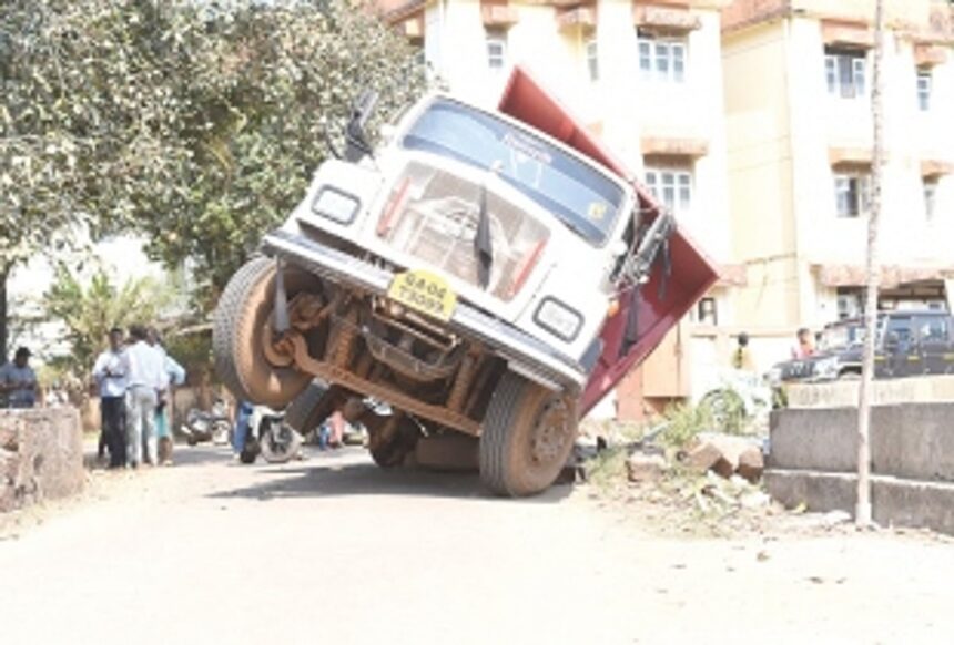 Culvert collapses at Camrabhat, no casualties reported