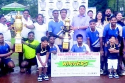 Cumborda SC emerge champions in  Caniza Peixoto memorial football