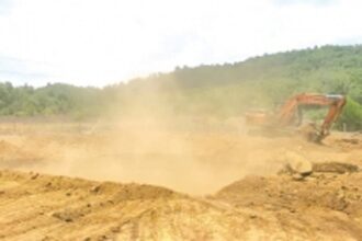 Cuncolim Municipal Council fills up  dangerous well outside Ind Estate