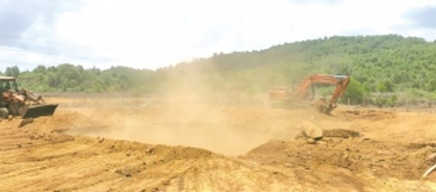 Cuncolim Municipal Council fills up dangerous well outside Ind Estate