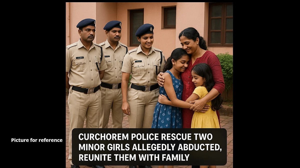 Curchorem Police Rescue Two Minor Girls Allegedly Abducted, Reunite Them with Family