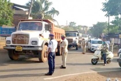 Curchorem locals complain of  unregulated trucks movement