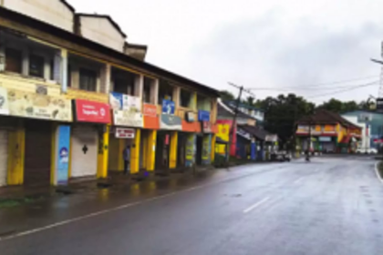 Curchorem market maintains major shutdown