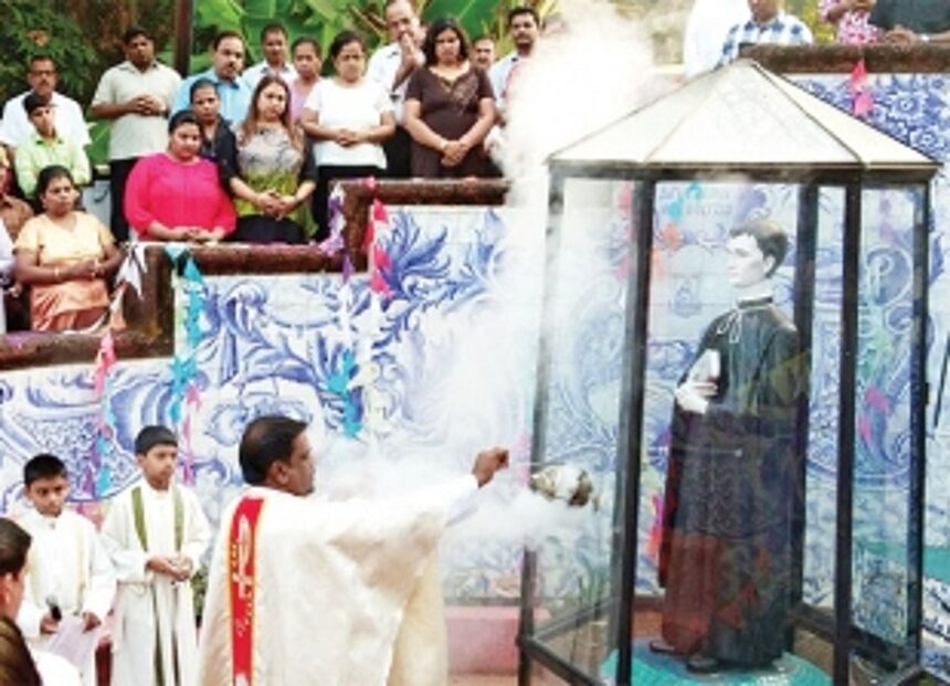 Curchorem parish observes anniversary 1 Curchorem parish observes anniversary