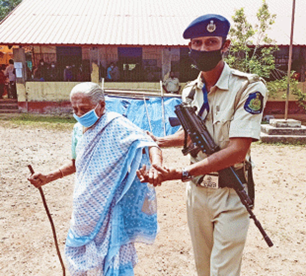 Curchorem polling peaceful; 80.24% turn out