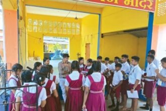 Curchorem school initiates ‘No Bag Day’ for students, to focus on practical life lessons