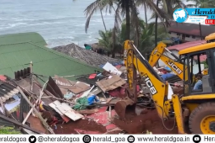 Curlies Beach Shack demolition which started on Friday, stopped by Supreme Court