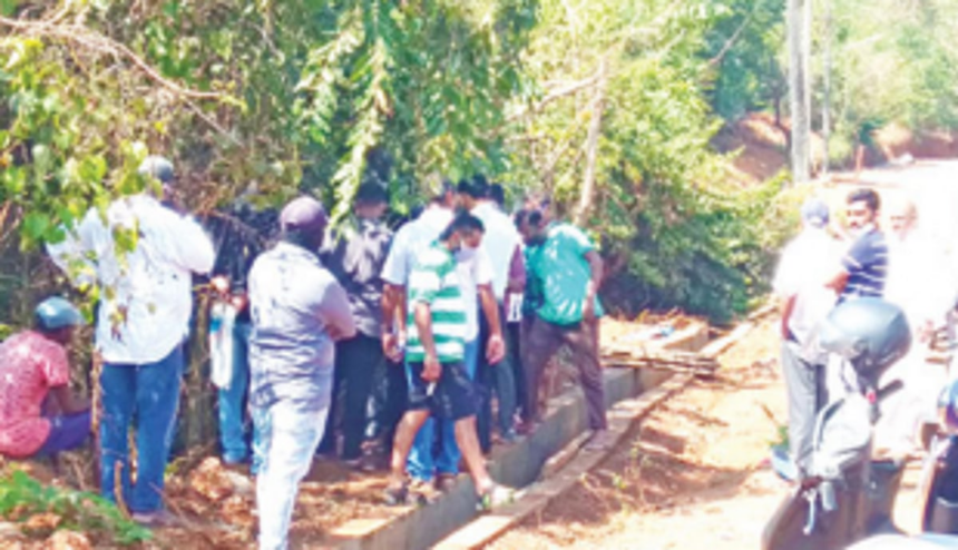 Curti locals want PWD to inspect road widening work