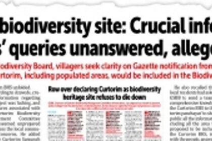 Curtorim Biodiversity Heritage Site declaration put on hold, villagers given time to identify their areas