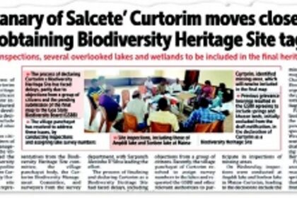 Curtorim farmers seek clarity on implications of ‘Biodiversity Heritage Site’ tag for village