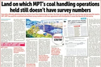 Curtorim legislator writes to CM on MPT’s deceptive attempt to regularise reclaimed land