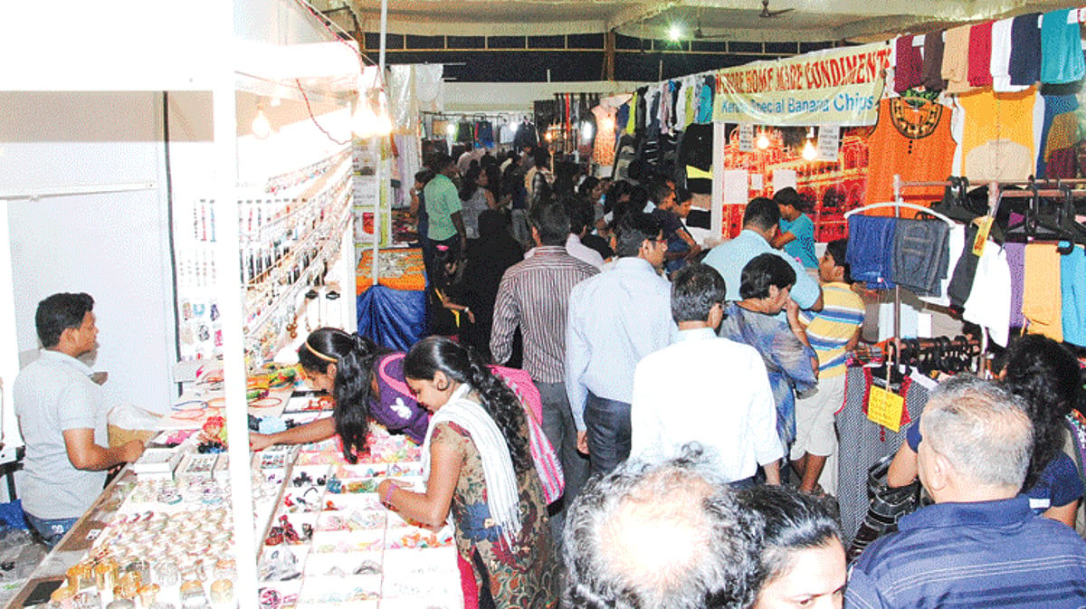 Customers at the Herald Group Consumer Expo-2013 as curtains came down on the five-day exhibition on Monday