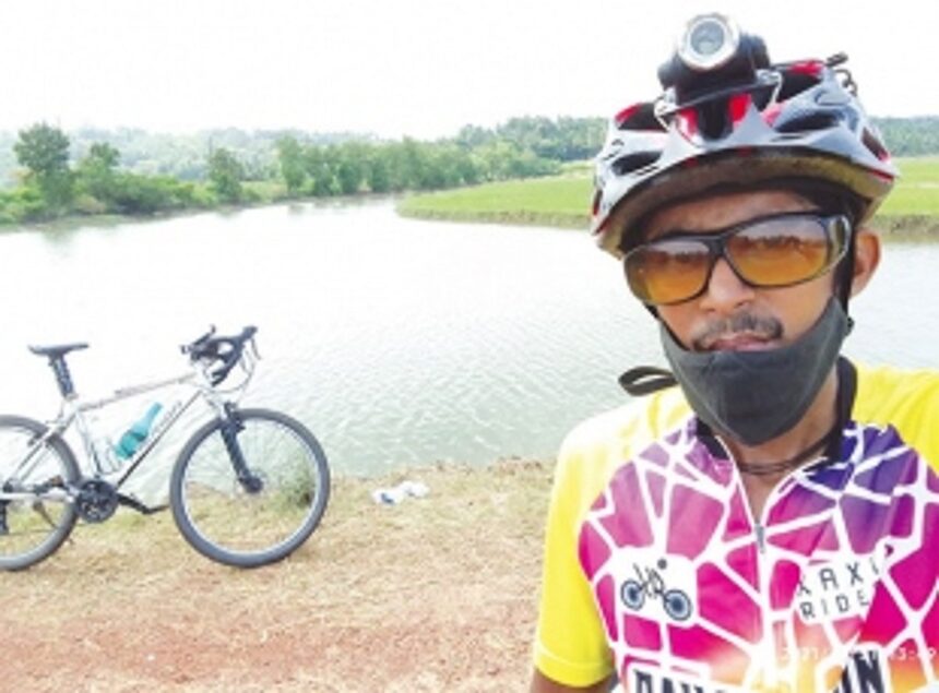 Cycling his way to health 1 Cycling his way to health