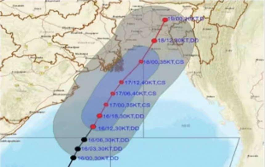 Cyclone Midhili Set to Make Landfall Near Bangladesh Coast, Triggers Rain Alert for Coastal India