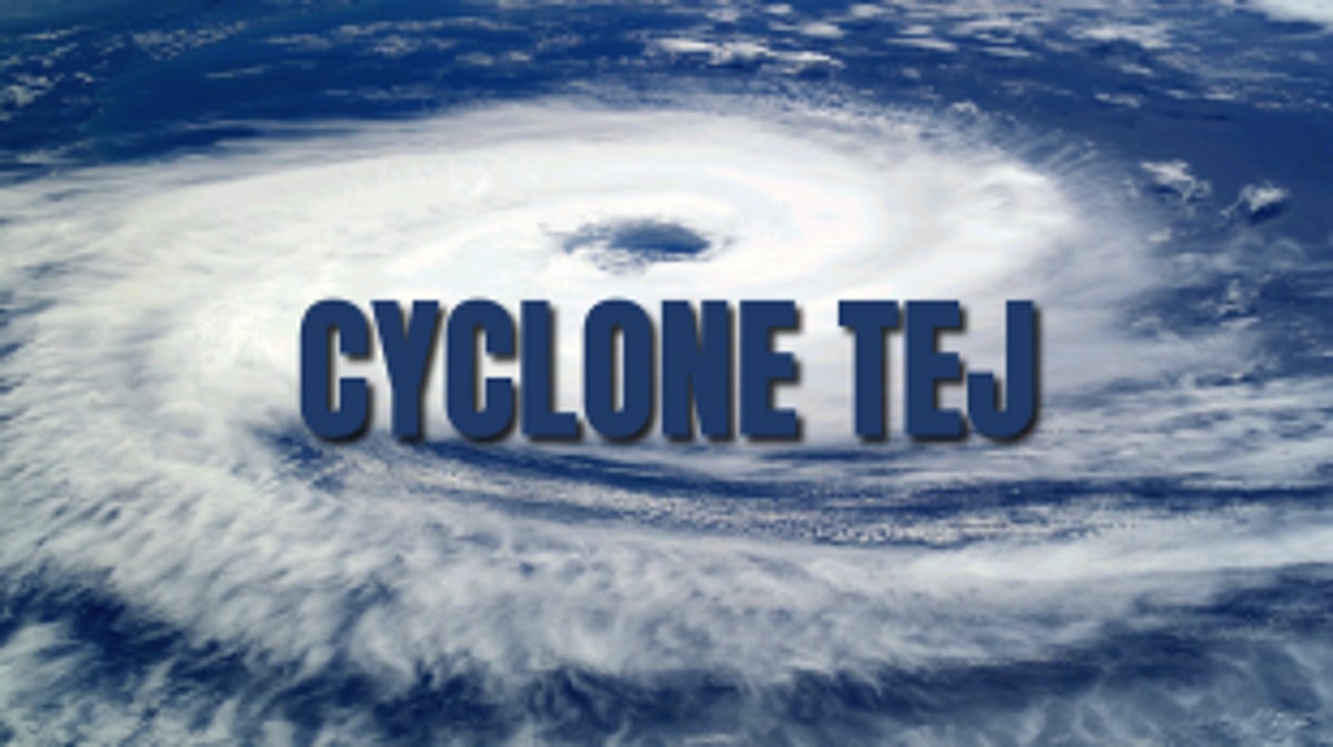 Cyclone 'Tej' Strengthens Over Arabian Sea, Poses Potential Threat to Yemen-Oman Coastlines