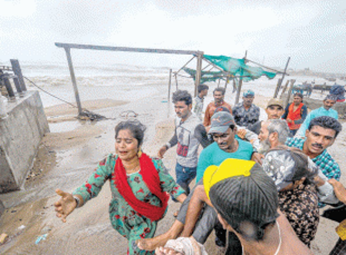 Cyclone Vayu spares Gujarat, changes course towards Oman