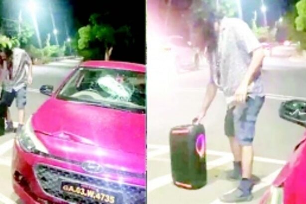 DANCE OF LAWLESSNESS: Mumbai tourist allegedly ‘scratches’ two cars, and does a jig