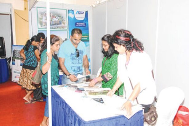 DAY ONE: Visitors evinced keen interest in the housing options on display.