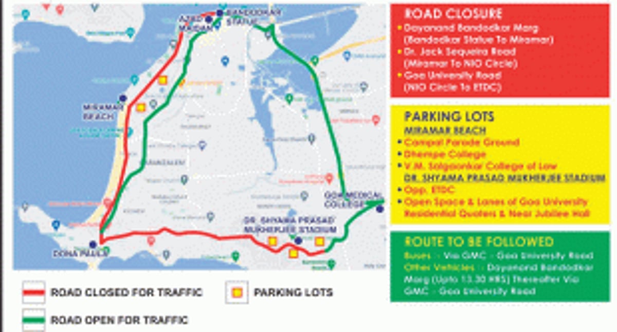 DB Road to remain closed  on Sunday in view of PM’s visit