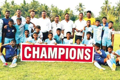 DBO Fatorda are South Goa
GFA U-13 Div II champions