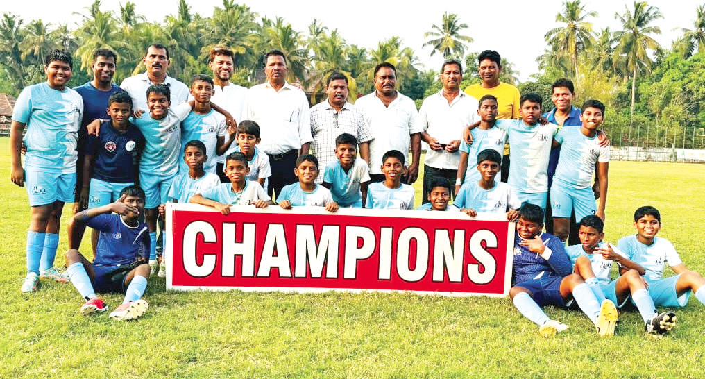 DBO Fatorda are South Goa
GFA U-13 Div II champions