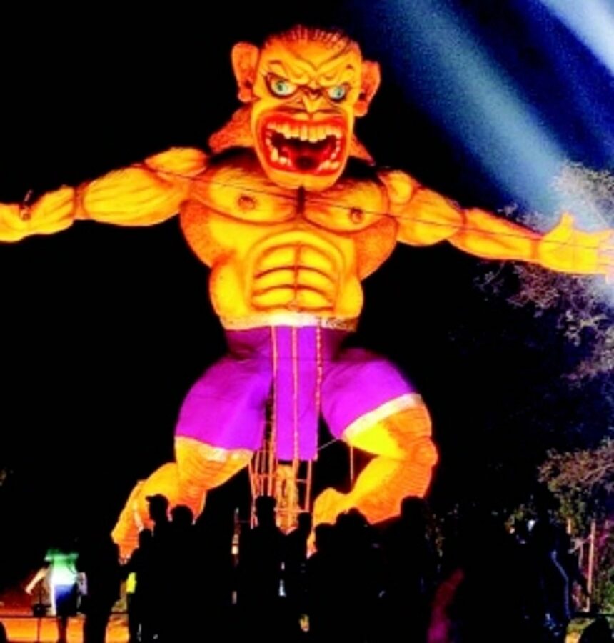 DIWALI RITUAL OF NARKASUR IN GOA