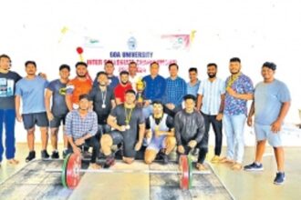 DM’s College ‘lift’ Goa University’s inter-collegiate championship