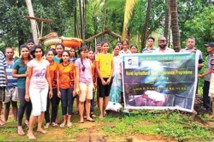 DON BOSCO COLLEGE OF AGRICULTURE UPDATES FARMERS’ SKILLS