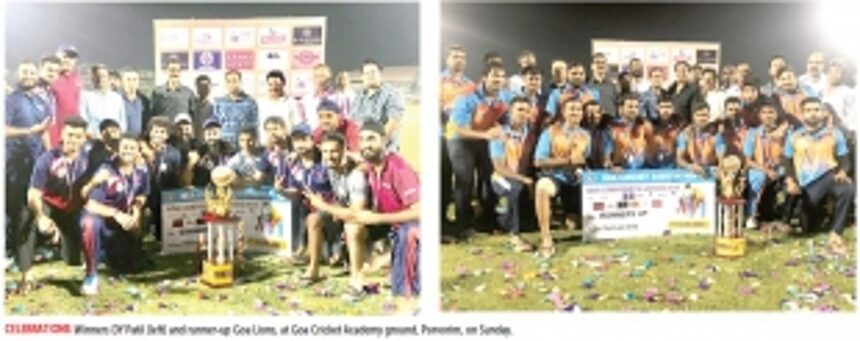 DY Patil clinch Goa Corporate League Title
