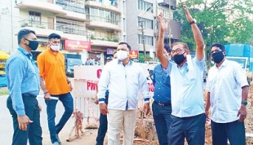 Dabolim MLA holds site inspection after Vaddem locals go without water for days