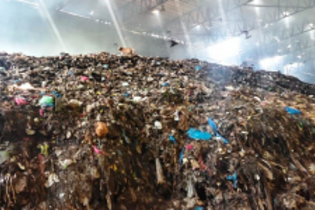 Daily waste piled at shed of treatment  plant gives MMC a headache