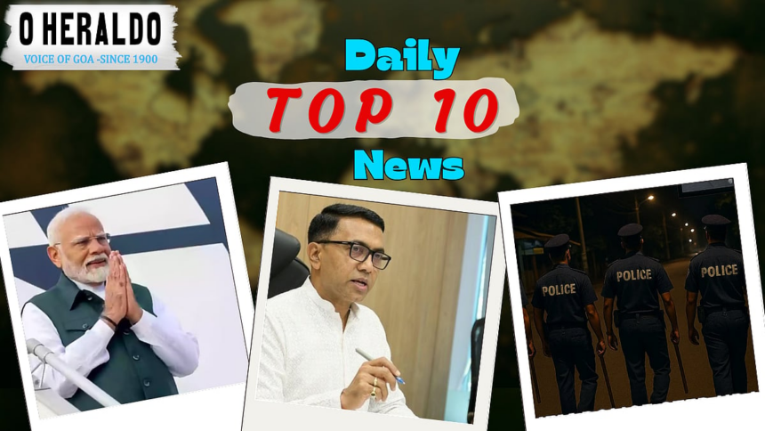 Daily10@Herald: CM Sawant Admits Plastic Ban Ineffective in Goa; Rane Hails Kamat as State’s “Leader in Demand” 1 Daily10@Herald: CM Sawant Admits Plastic Ban Ineffective in Goa; Rane Hails Kamat as State’s “Leader in Demand”