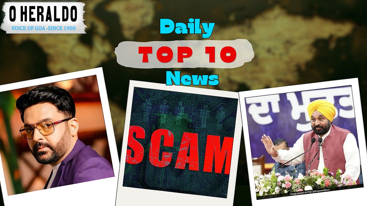 Daily10@Herald: Goans raise concerns over ‘Samvidhaan Hatya Diwas’ & school film rule; Delhi man loses ₹33K in fake Goa hotel scam