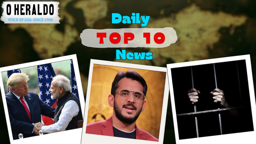 Daily10@Herald: boAt Co-founder Aman Gupta Recalls Goa’s ‘Foreigners-Only’ Party Scene; Dashcam Nails Speeding SUV Youths in Sankhali Hit-and-Run 1 Daily10@Herald: boAt Co-founder Aman Gupta Recalls Goa’s ‘Foreigners-Only’ Party Scene; Dashcam Nails Speeding SUV Youths in Sankhali Hit-and-Run