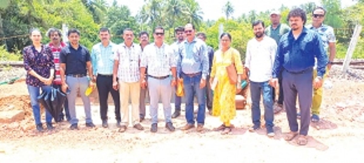 Damage to Velsao’s Mollo creek, aquatic biodiversity laid bare at yet another inspection of RVNL’s work site