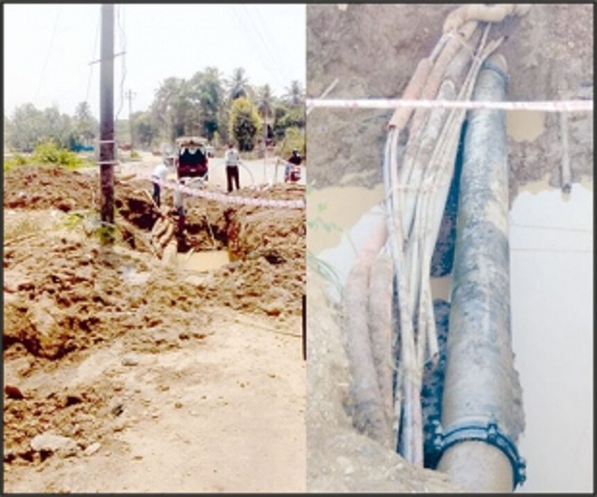 Damaged BSNL cable brings Quepem, Curchorem, Sanguem and Sanvordem to standstill