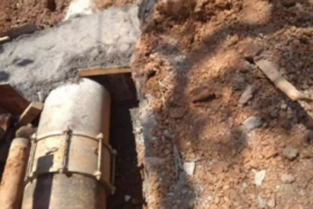 Dangafolli blocked water  channel inspected