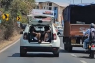 Dangerous joy rides on Goan roads continue !