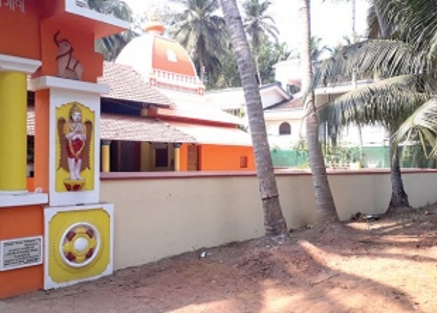 Debris cleared from  Orlim Temple gates