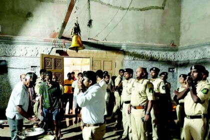 Deity’s sanctum sanctorum locked, tension runs high in Ashwem