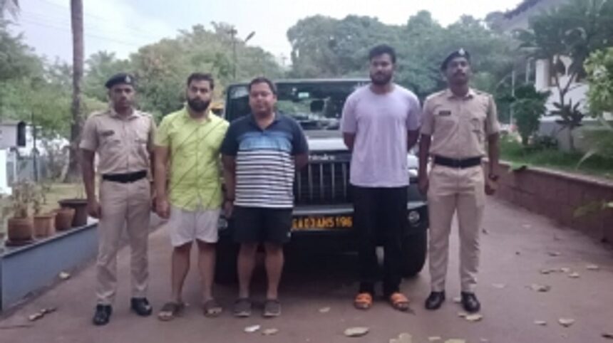 Delhi tourist arrested for driving on Candolim beach 1 Delhi tourist arrested for driving on Candolim beach