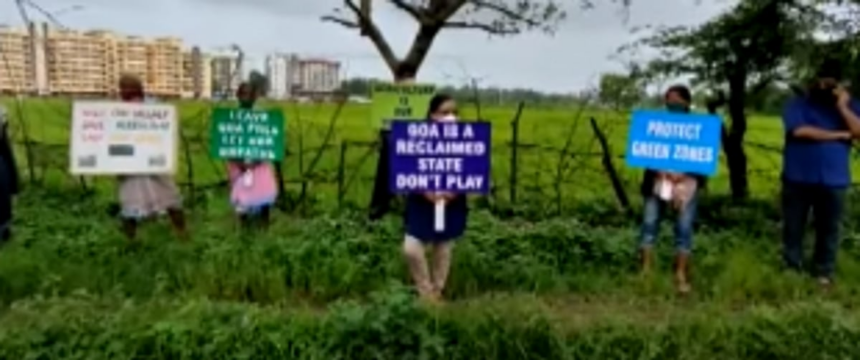 Denotify our land, Aquem Baixo farmers urge govt