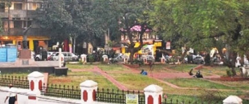 Departments take stock of ongoing beautification works at Lohia Maidan