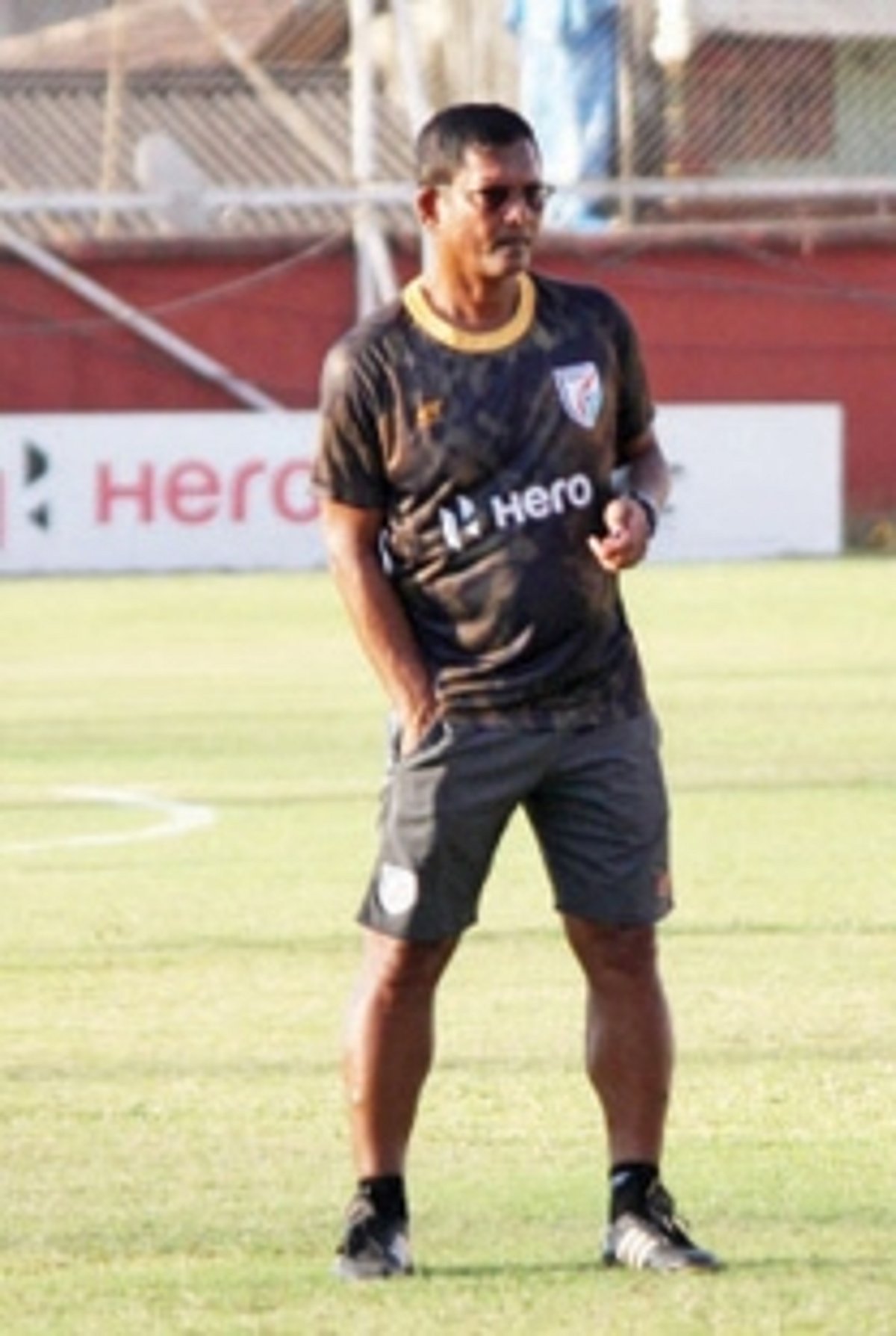 Derrick on a mission with  the U-23 National side