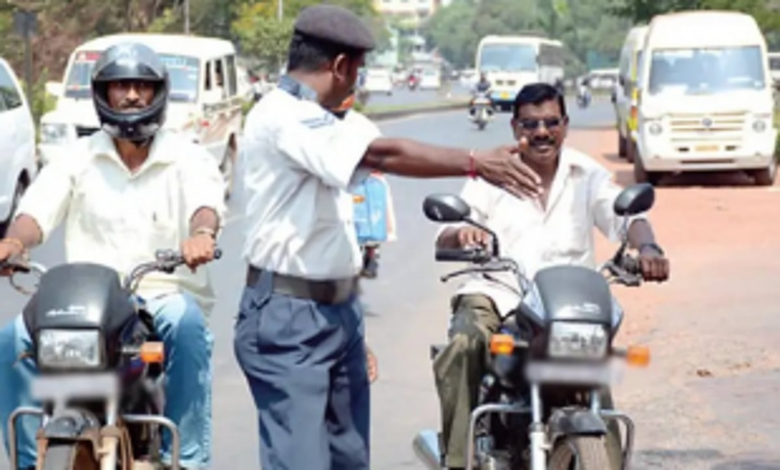 Despite Rs 1k-fine, bikers still shirk helmets