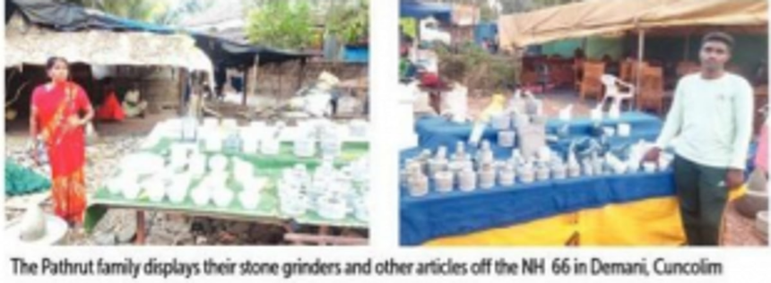 Despite a hand-to-mouth existence, the Pathrut family keeps the millennia-old practice of crafting stone tools alive