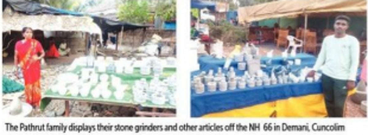 Despite a hand-to-mouth existence, the Pathrut family keeps the millennia-old practice of crafting stone tools alive