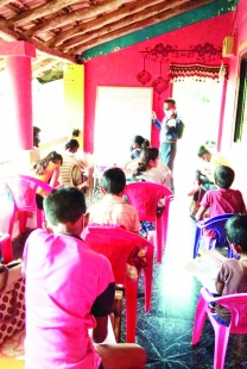 Despite poor connectivity, teacher-student bond continues! 1 Despite poor connectivity, teacher-student bond continues!