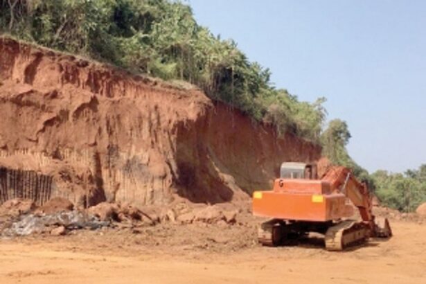 Destruction in Virnoda under guise of NH expansion to fill up khazan lands