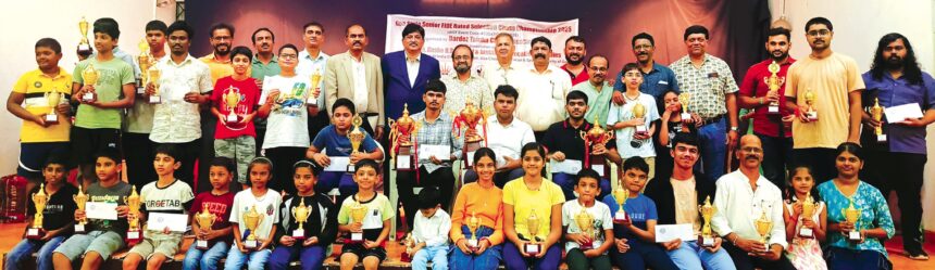 Devesh wins State Senior FIDE
Rated Chess Championship